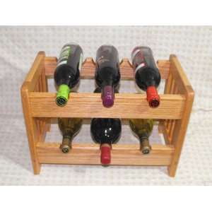  Oak Wine Rack