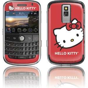   Cropped Face Red Vinyl Skin for BlackBerry Bold 9000 Electronics