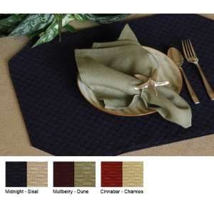  Wicker Reversible Square Table Topper Color: Cinnabar 