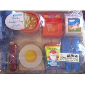   My First Kenmore Wooden Breakfast Tray Play Set 12 Pcs.: Toys & Games