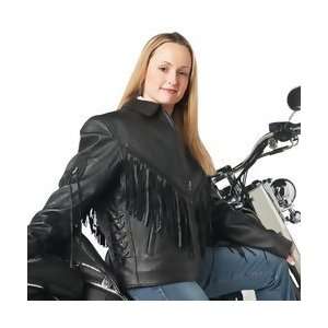   Motorcycle Jacket Medium Fringe Slash Pockets Arts, Crafts & Sewing