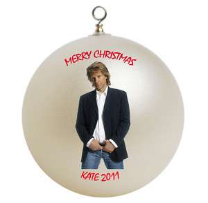 Personalized Jon Bon Jovi Christmas Ornament Add Name  