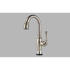 Brizo 64903LF SS   Talo Single Handle Pull Down Bar/Prep Faucet With 