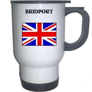  UK/England   BRIDPORT White Stainless Steel Mug 
