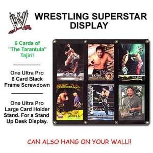  Wwe Tajiri 6 Trading Card Collectors Display Set Sports 