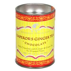 Splendid Specialties Emperors (Milk Chocolate) Ginger Tea Disks, 1.5 