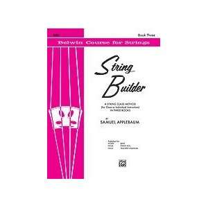    Alfred 00 EL01559 String Builder, Book III Musical Instruments