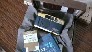 New Contax T2 P&S camera 60 Years Gold Limited Edition  
