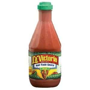 La Victoria Red Taco Sauce Mild   15 oz Grocery & Gourmet Food
