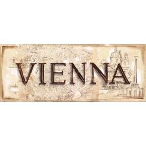    Vienna Finest LAMINATED Print Ann Brodhead 20x8: Home & Kitchen