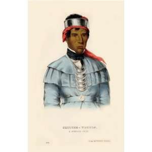   Noise,a Seminoe Chief McKenney Hall Indian Print