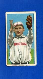 1909 T206 Tobacco Stahl BOSTON TOLSTOI back  