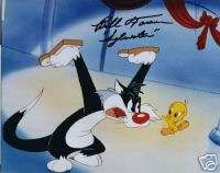 SYLVESTER & TWEETY SANDWICH SIGNED BILL FARMER VOICE OF  