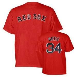   Red Sox) Youth Name and Number T Shirt (Red)
