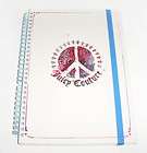 juicy couture peace spiral bound journal memory book diary notebook 