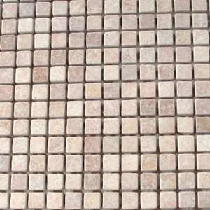 Stone Mosaic Tile Backsplash 5/8x5/8 White Marble Mosaic 12x12 CHA 