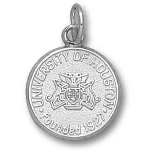  University of Houston Seal 1/2 Pendant (Silver): Sports 