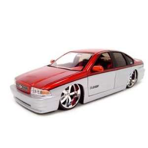   Impala SS Diecast Model Car 1:18 Scale   Red/Silver: Toys & Games