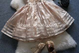 New Betsey Johnson Sweet Party Dress In Champagne US Size 2 4 6 8 