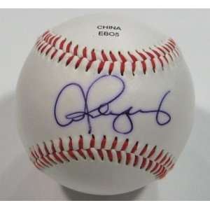  Autographed Alex Rodriguez Baseball   Official League 