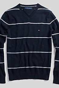   HILFIGER MENS PACIFIC V NECK SWEATERS VARIOUS STYLES & COLORS @