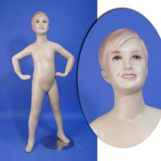 Brand New 513N Flesh Tone Full Size Boy Mannequin    