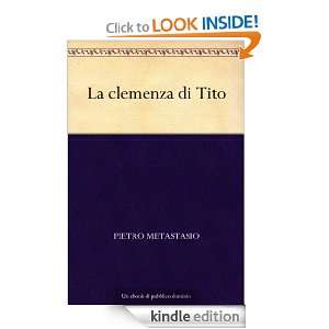   di Tito (Italian Edition) Pietro Metastasio  Kindle Store
