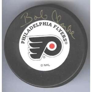  Bobby Clarke Autographed Hockey Puck: Sports & Outdoors