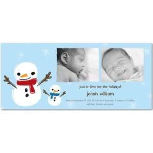  Birth Announcements   Snowman Sweetness Boy By Studio 