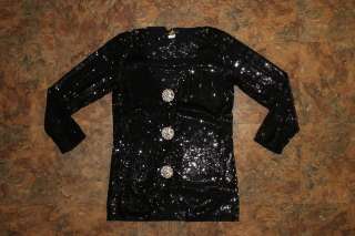   Boyce HSN Pauletta Sweater Misses Medium Black New With tags  