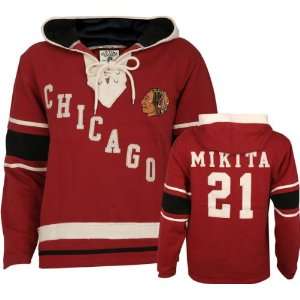  Stan Mikita Old Time Hockey NHL Lace Hooded Alumni Chicago 