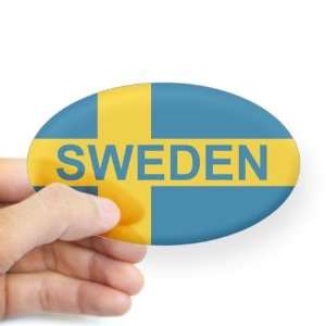  Sweden Oval Flag Sticker Flag Oval Sticker by  