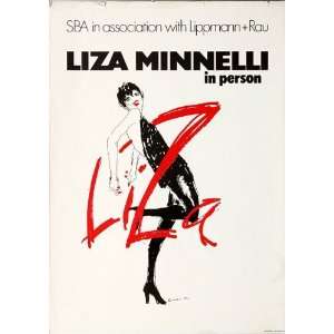  Liza Minnelli   Liza With A Z 1972   CONCERT   POSTER from 