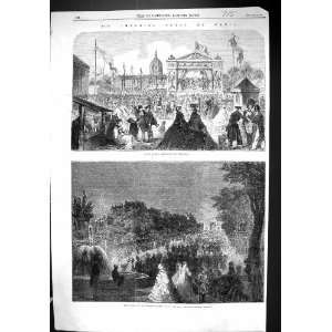  1861 Imperial Fetes Paris France Esplanade Invalides 