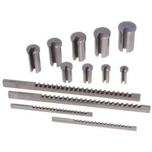   bushings, Cuts 18 different keyways, Inch, Broach and Bushing Set (1