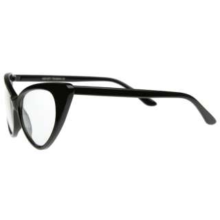   Inspired Mod Fashion Clear Lens Super Cat Eye Glasses Cateye 8435