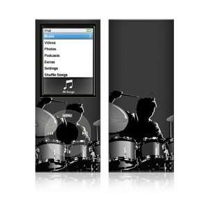  Apple iPod Nano 4G Decal Skin   Drum 