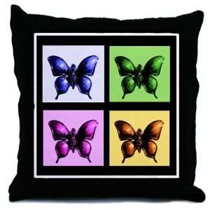    color Modern Butterfly Decorative Throw Pillow, 18