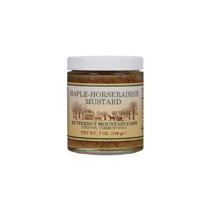 Butternut Mountain Maple Horseradish Mustard (Economy Case Pack) 7 Oz 