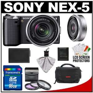   16mm Lens with 16GB Card + Battery + Case + Accessory Kit: Camera