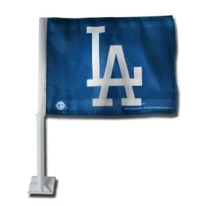  Los Angeles Dodgers   LA   Car Flag: Sports & Outdoors