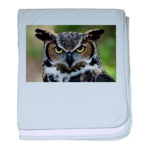  Baby Blanket Sky Blue Great Horned Owl: Everything Else