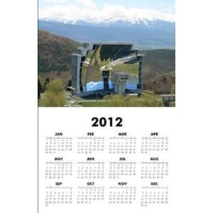  France   Solar Power Station 2012 One Page Wall Calendar 