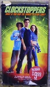 Clockstoppers Movie VHS FREE U.S. SHIPPING 097363322405  