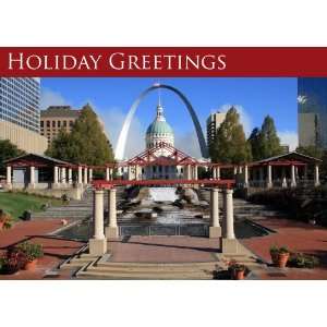    Saint Louis Gateway Arch Daytime Holiday Cards
