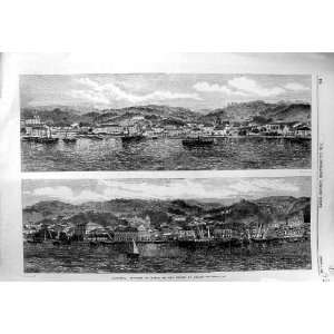  1868 CACHOEIRA PROVINCE EMPIRE BRAZIL SHIPS FINE ART