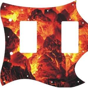  Fire Embers Graphical Gibson SG Standard Pickguard 