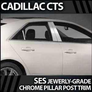 2008 2012 Cadillac CTS 6pc. SES Chrome Pillar Trim Covers 