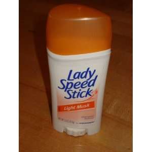  10 Lady Speed Stick LIGHT MUSK Scent 