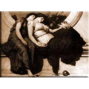com Summer Noon 30x22 Streched Canvas Art by Leighton, Lord Frederick 